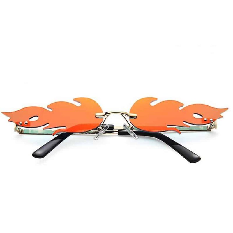Vlammen zonnebril – Oranje lenzen