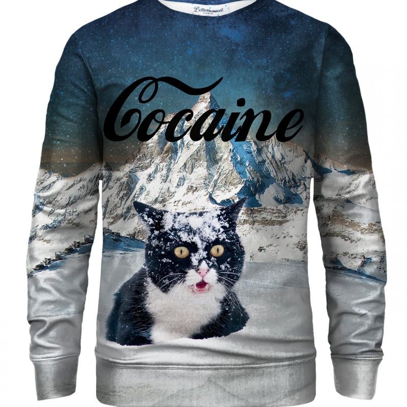 Cocaine Cat Sweater
