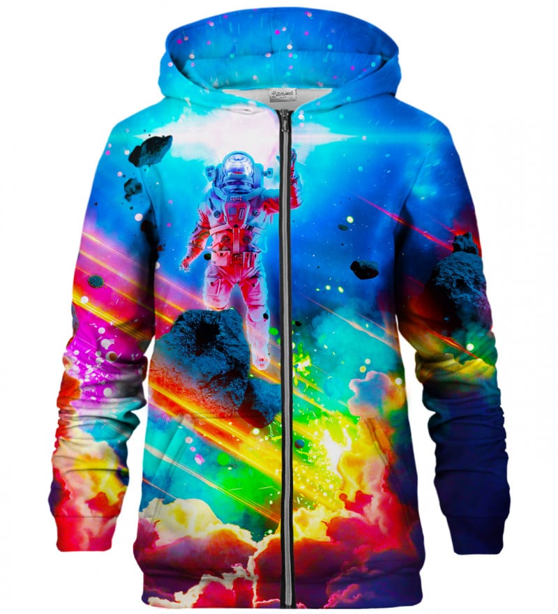 Colorful Nebula Zip Hoodie