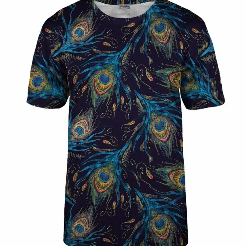 Embroidery Peacock T-shirt