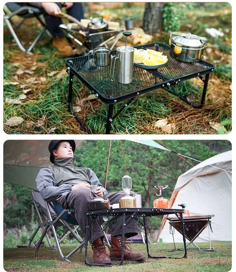 Campfest inklapbaar campingtafeltje zwart