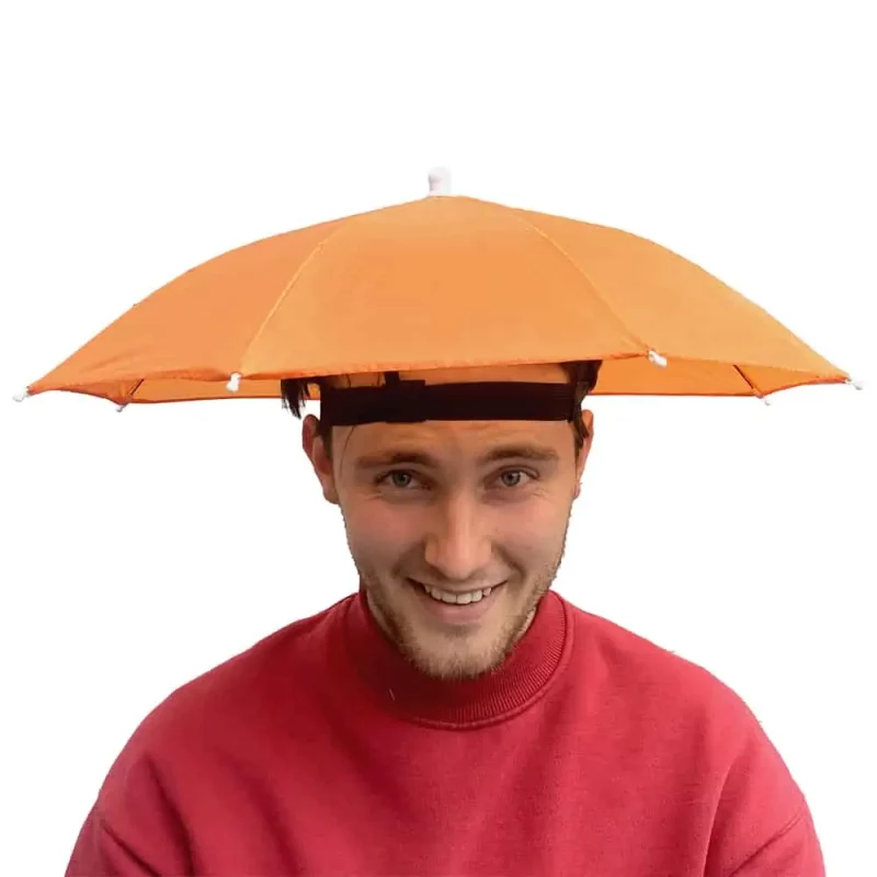 Oranje hoofdparaplu
