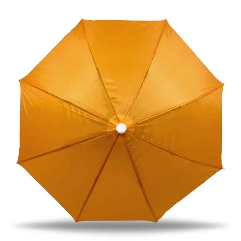 Hoofd Paraplu voor festival -oranje