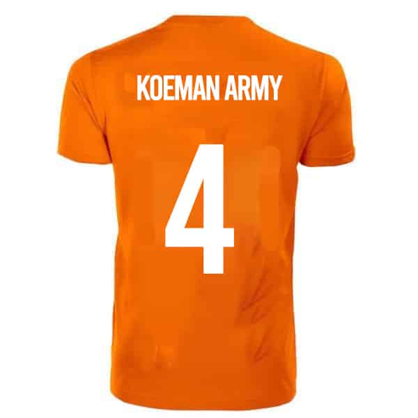 Koeman army oranje shirt