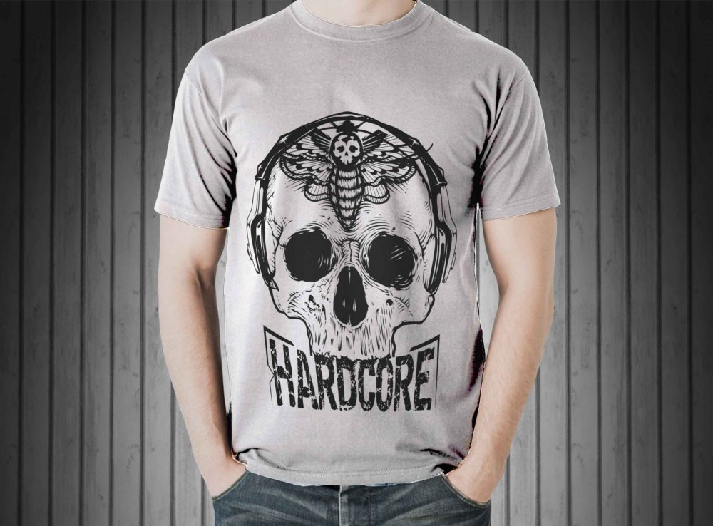 T-shirt t shirt hardcore bizar - XXL