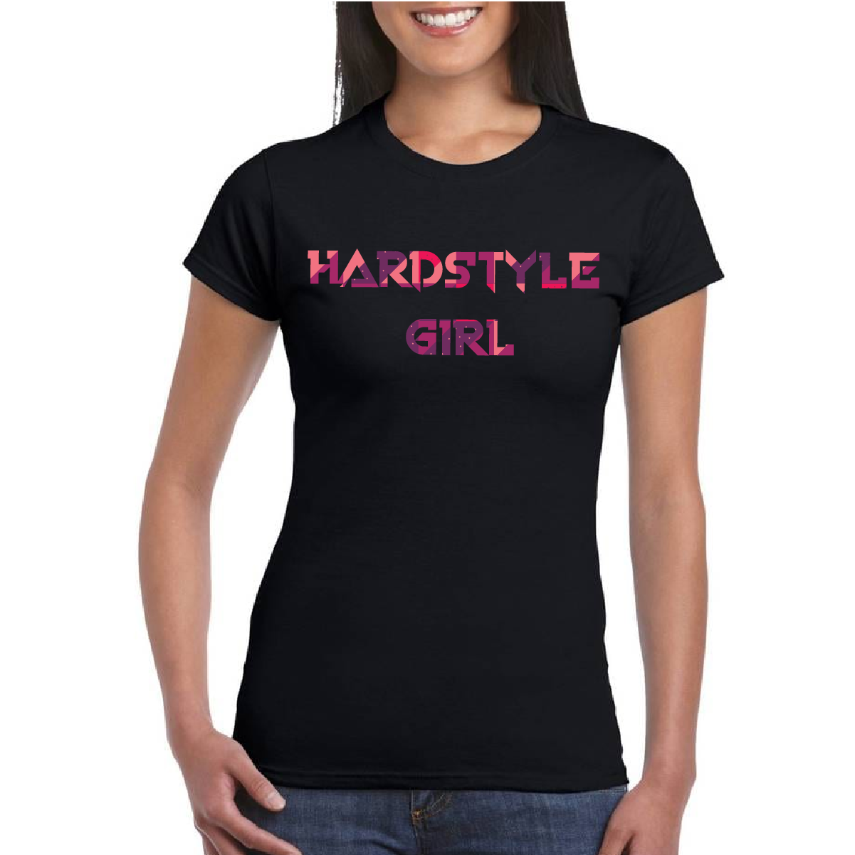 Hardstyle girl shirt – XXL