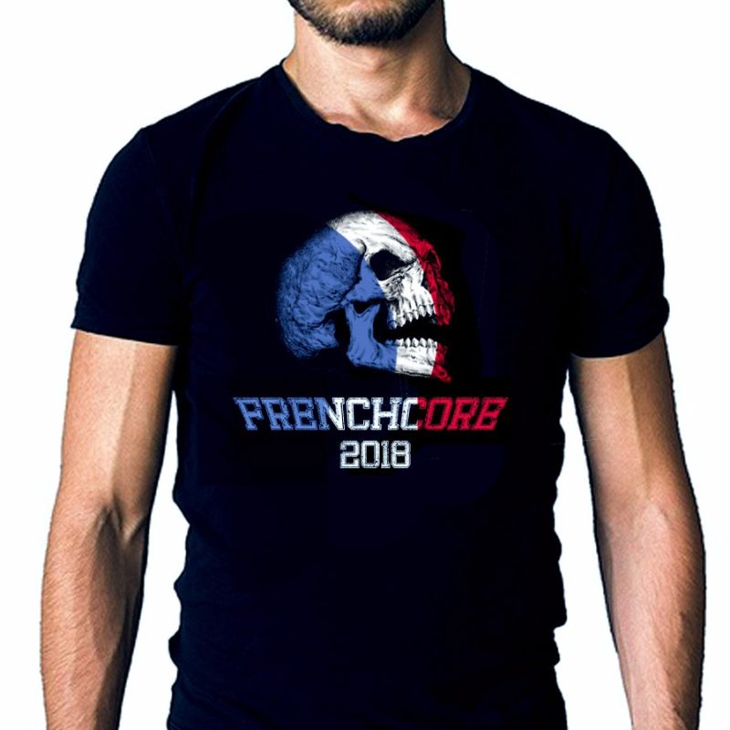 T-shirt Frenchcore skull 2018