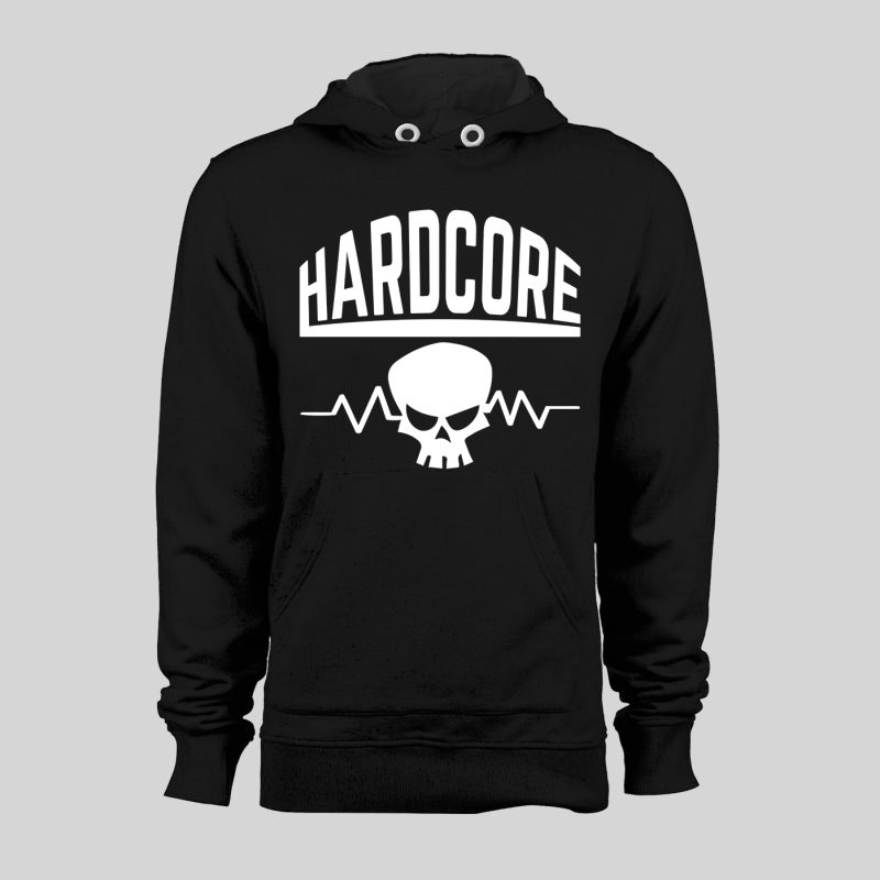 Hardcore sweater skull classic line