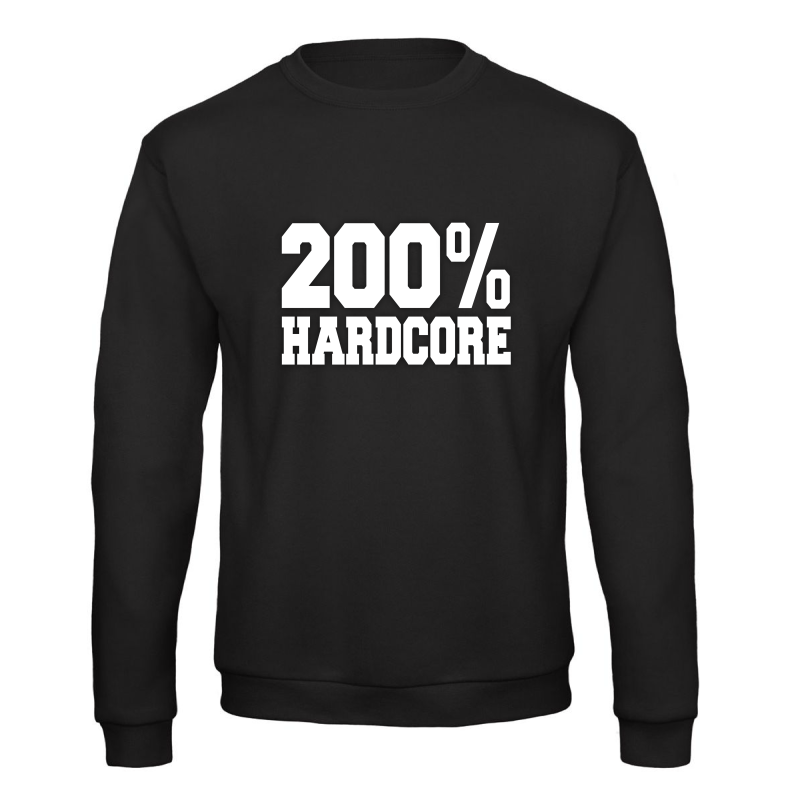 Hardcore sweater 200 procent hardcore
