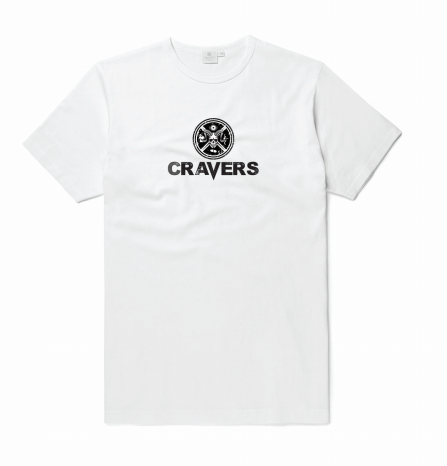 T-shirt Hardcore Cravers white