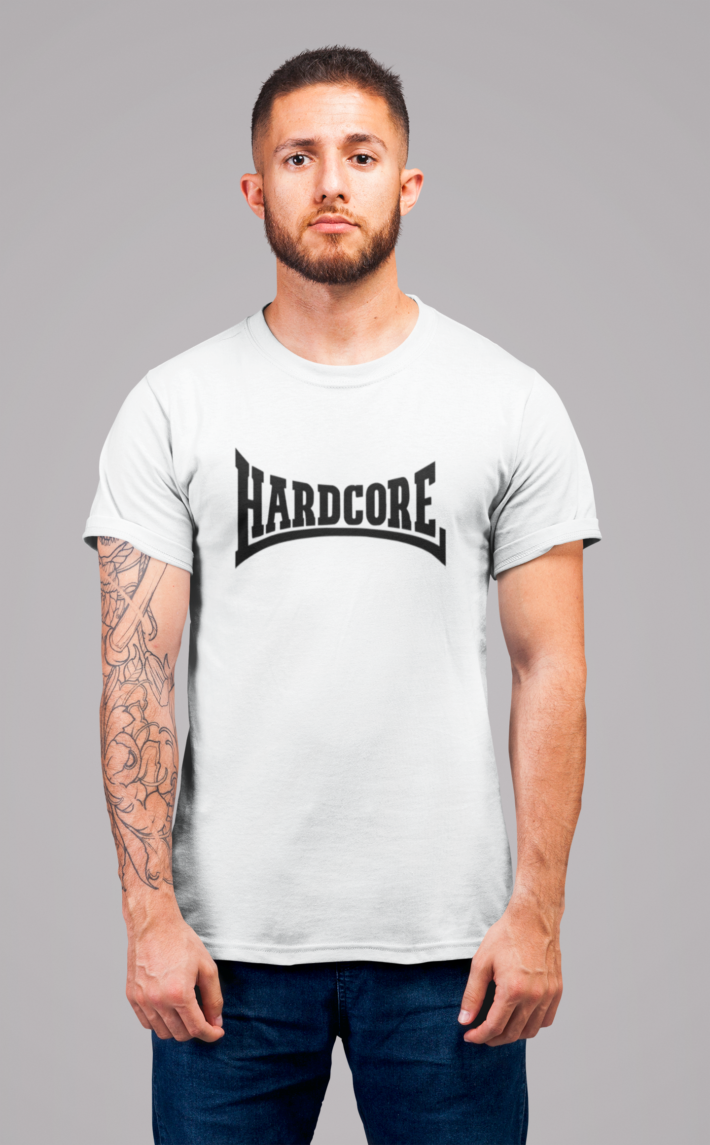 t-shirt-hardcore-classic-wit