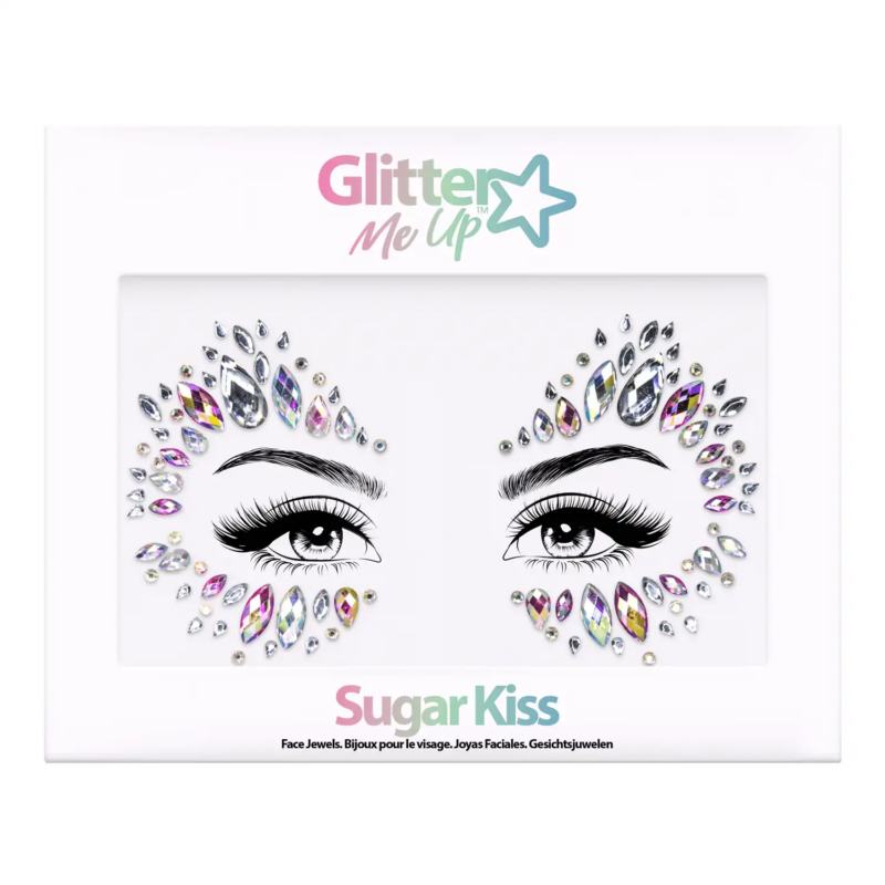 Festival make up_Face jewels_PaintGlow – Glitter Me Up Face Jewel – Sugar kiss
