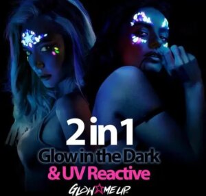 PaintGlow – Glow in the Dark 2 Face Jewel