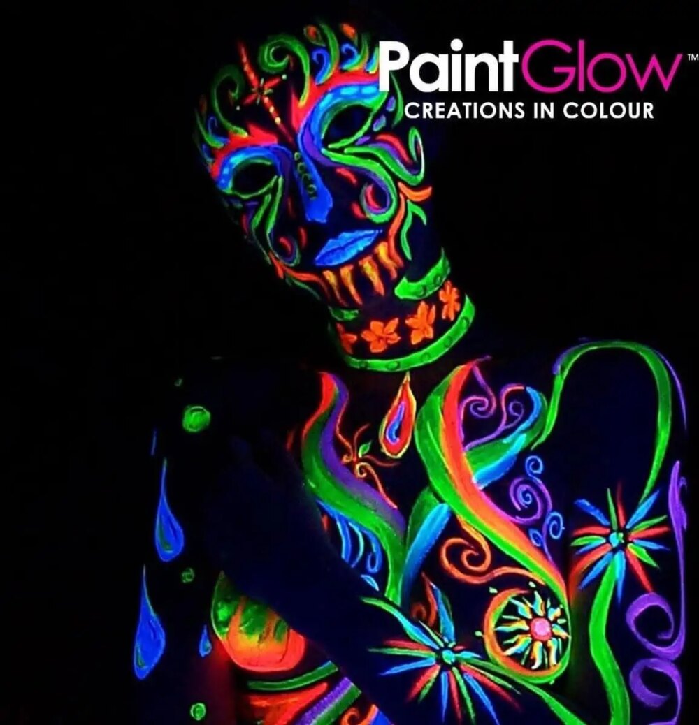 UV Face & Body Paint 50ml – Geel