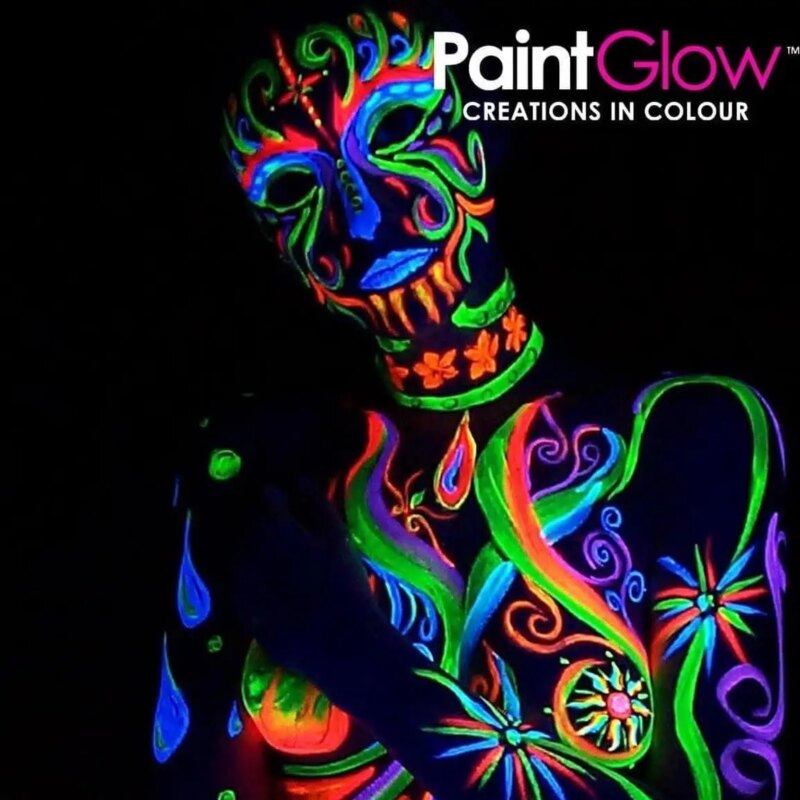 UV Face & Body paint 12 ml – Wit