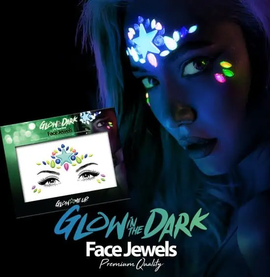 PaintGlow – Glow in the Dark 2 Face Jewel
