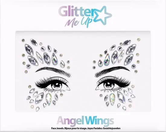 Festival make up_Face jewels_PaintGlow – Glitter Me Up Face Jewel – Angel Wings