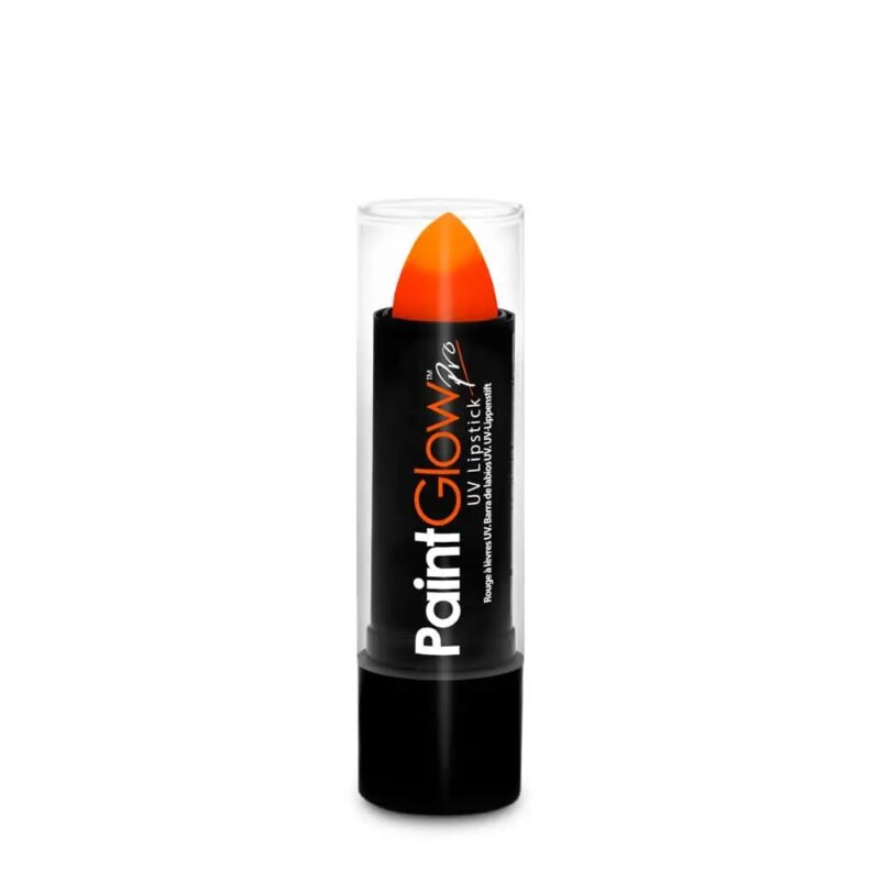 Festival make up_UV Blacklight verf_PaintGlow UV lippenstift – Oranje