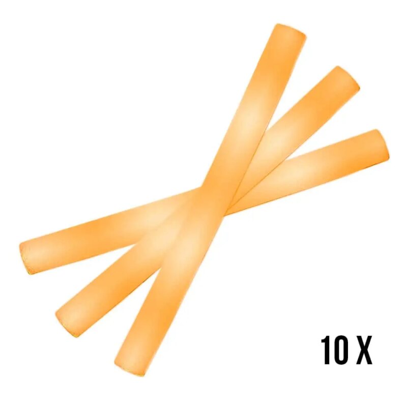 Oranje_versiering_LED foam sticks oranje – 10 stuks