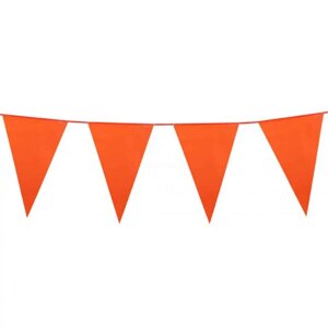 Oranje_versiering_Vlaggenlijn oranje 25 meter