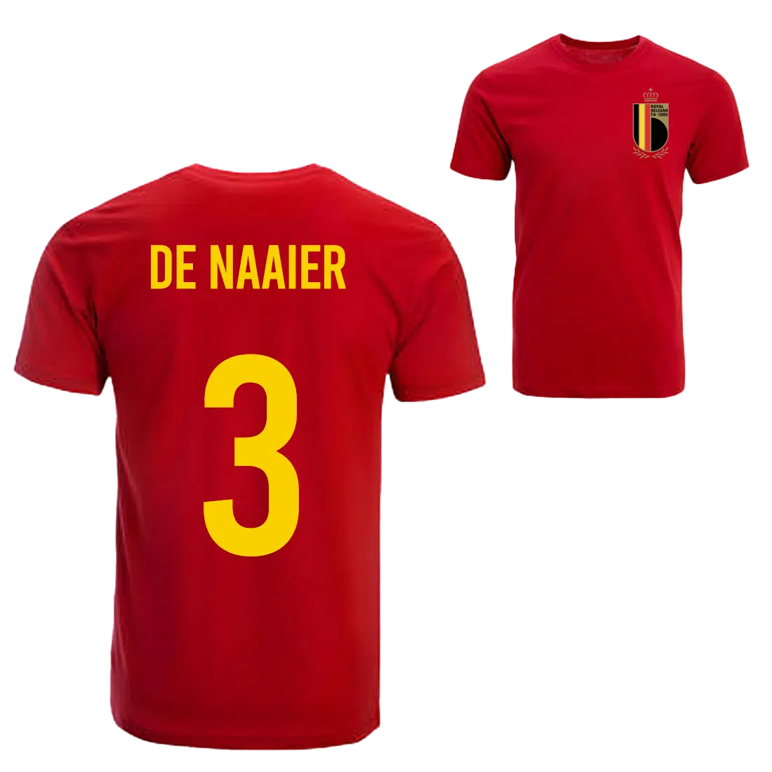 De Naaier Belgie voetbalshirt sfeer