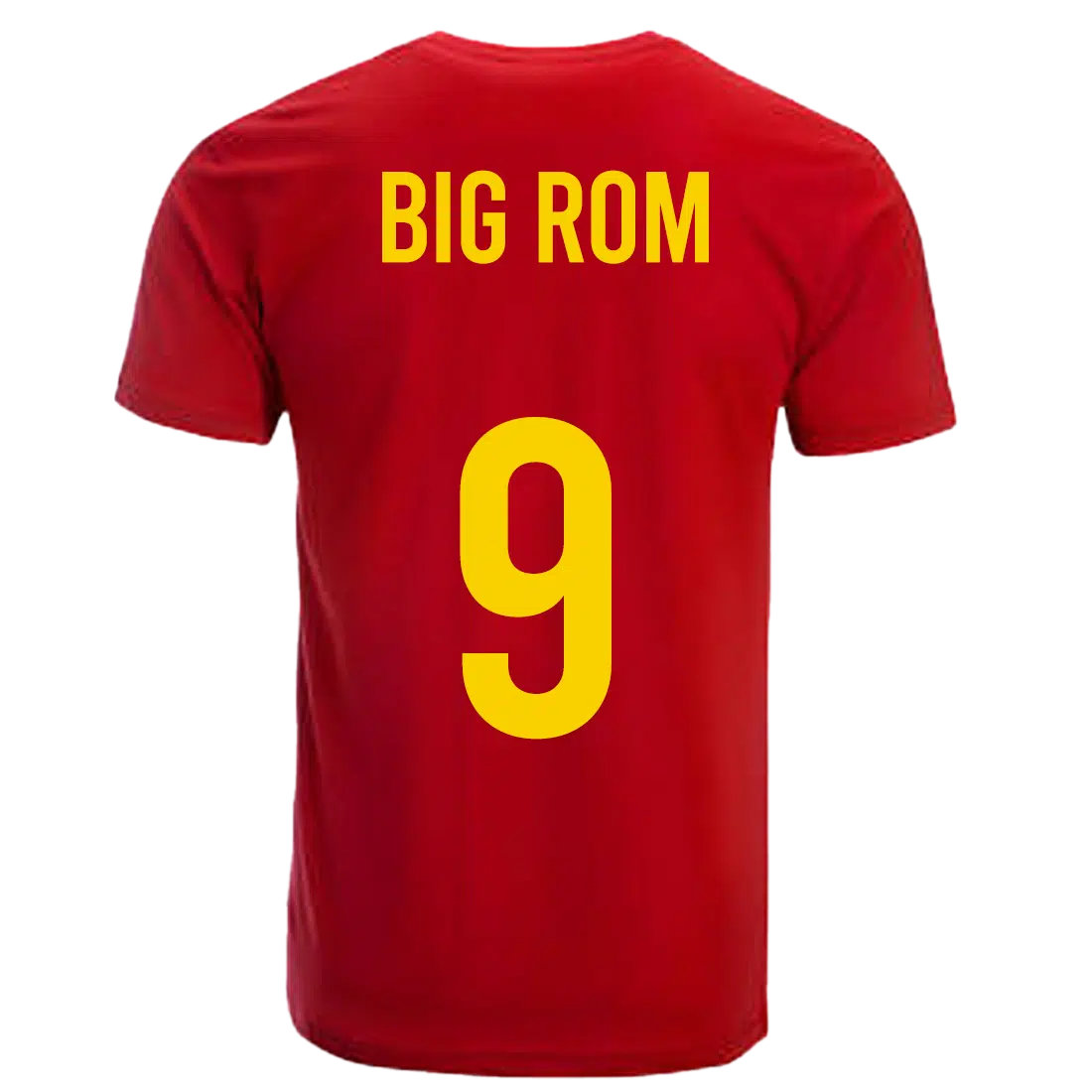 Lukaku Belgie shirt achterkant