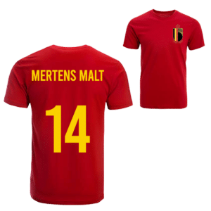 Rode duivels shirt Mertens + badge