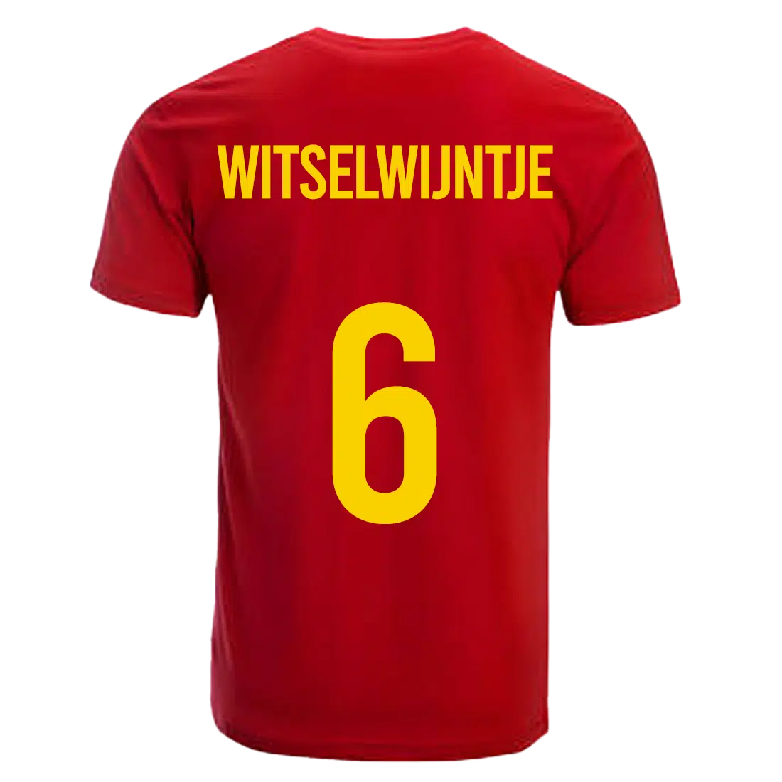 Witsel Belgie shirts achterkant