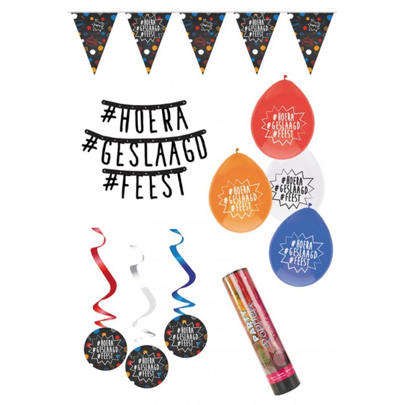 Geslaagd feestpakket 5-delig
