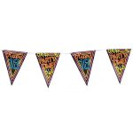Vlaggenlijn 16 jaar neon